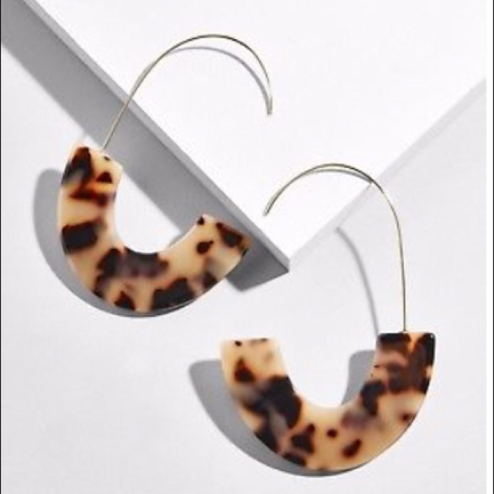 Acrylic Hook Drop Earrings - Picture 2 of 4